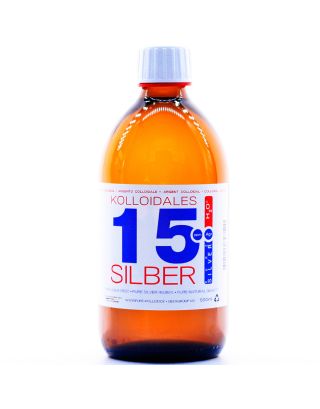 Kolloidales Silber 15PPM 500ml Silberwasser Premiumqualität