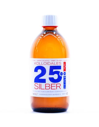 Kolloidales Silber 25PPM 500ml Silberwasser Premiumqualität